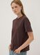 Brown relaxed-fit pure cotton short-sleeve T-shirt_2
