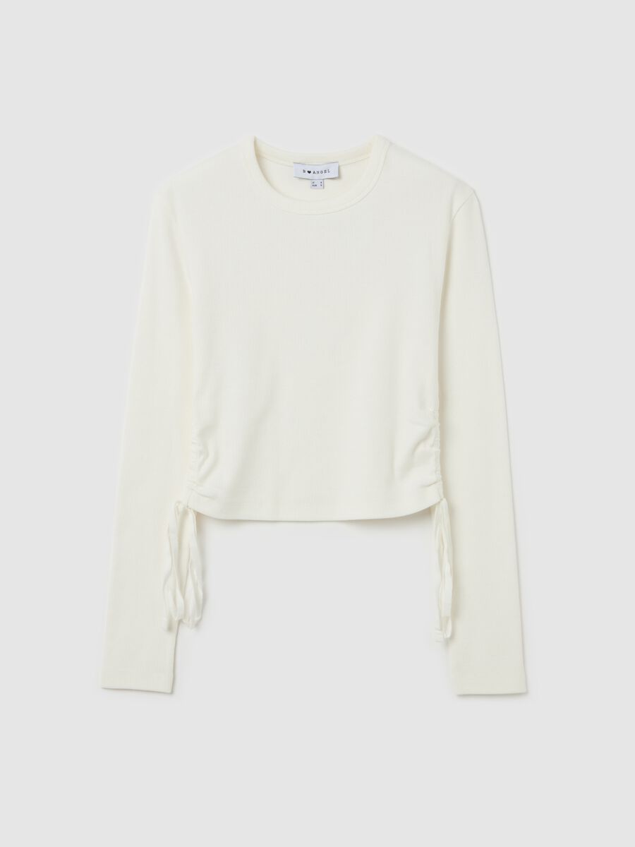 Crop T-shirt with laces_4