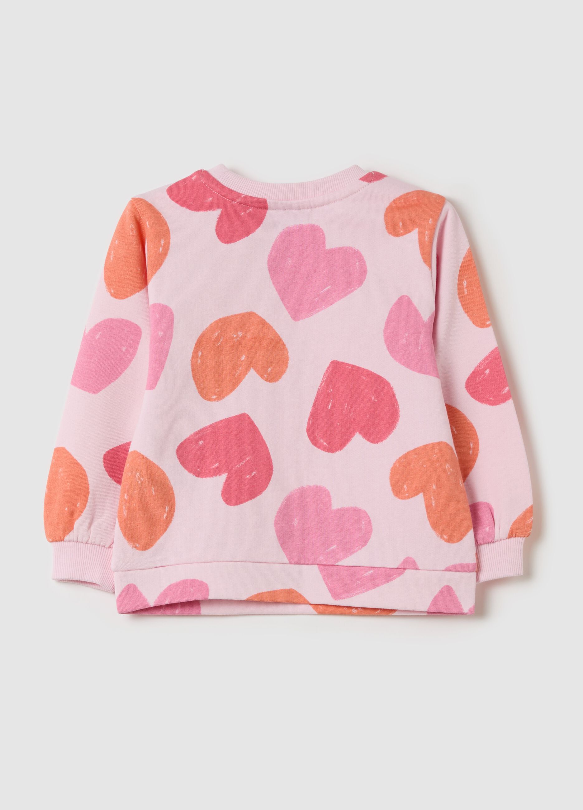French terry sweatshirt with print