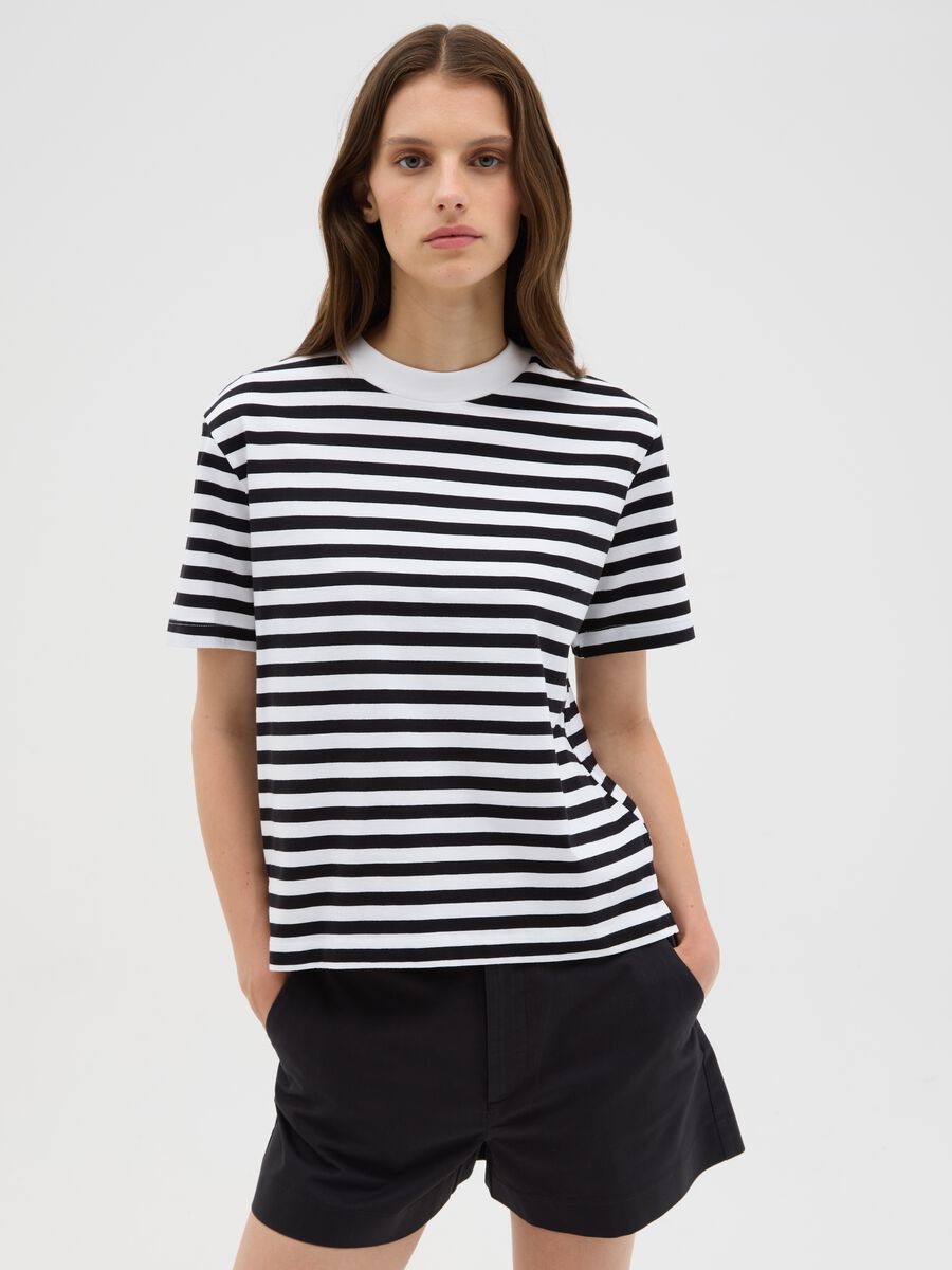 Women's multicolour pure cotton regular fit T-shirt_0