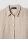 Multicoloured striped linen blend shirt with regular fit_5