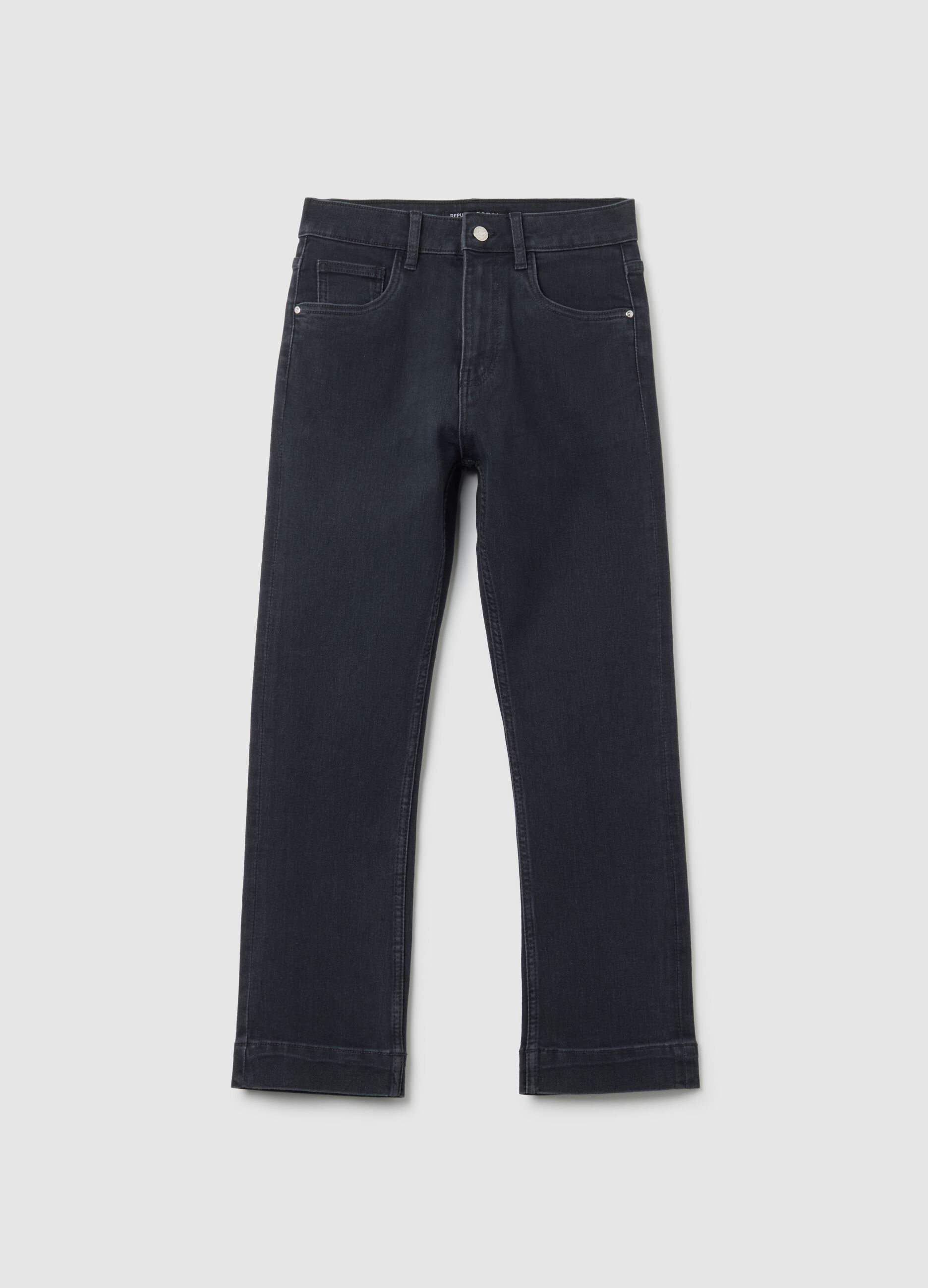 Jeans in denim nero slim fit