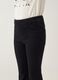 Jeggings nero flare in cotone elasticizzato per bambina_2
