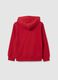 Child's red pure cotton sweatshirt regular fit_1