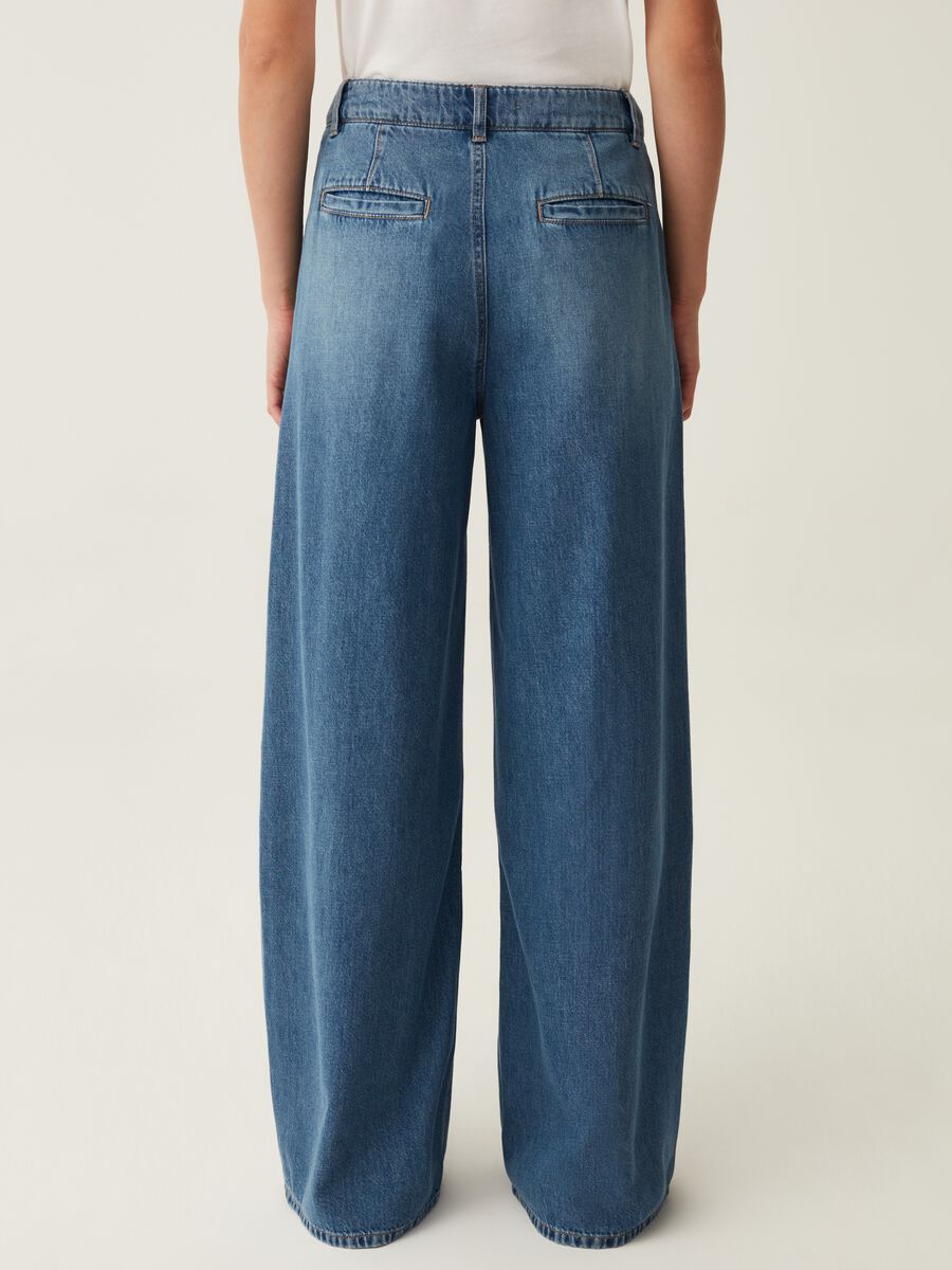 Jeans wide leg con pinces_2