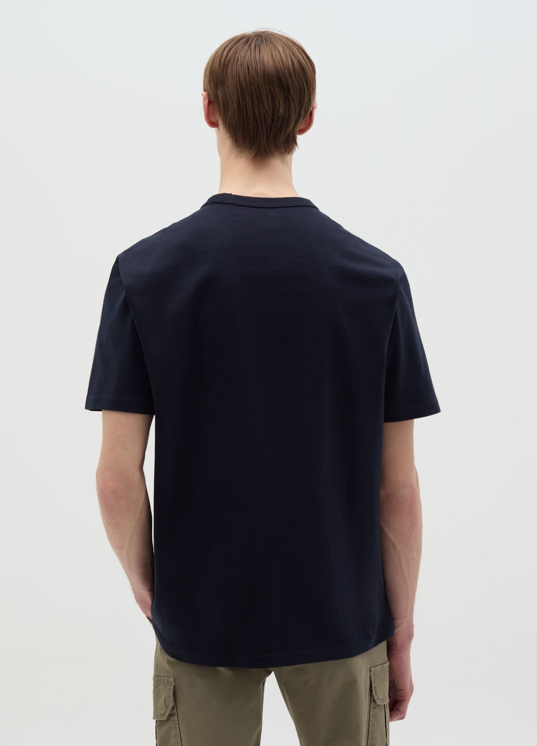 Relaxed-fit T-shirt with round neck