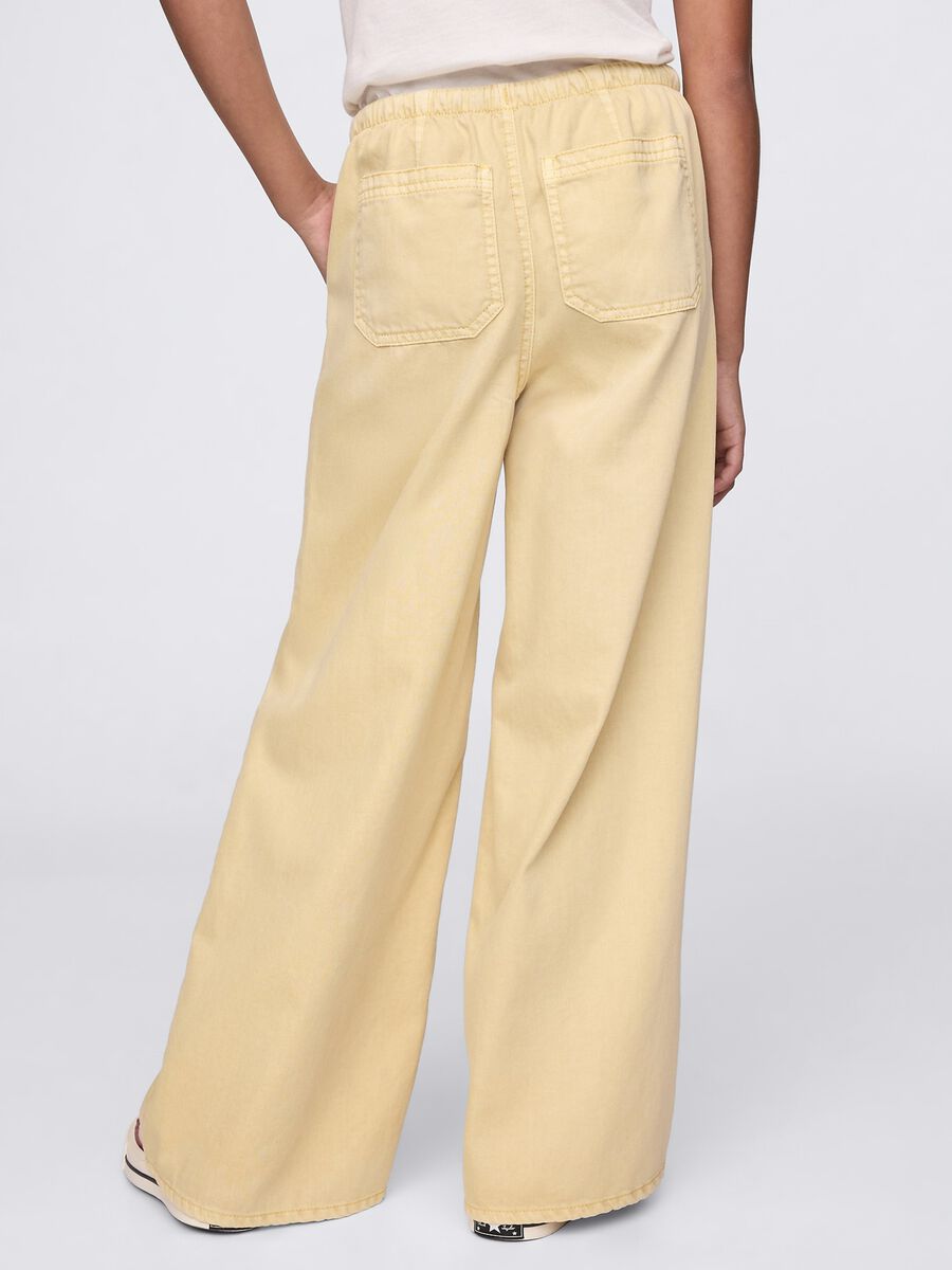 Pantaloni a gamba larga con coulisse_2