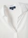 Camicia bianca in pura viscosa con colletto classico regular fit_5