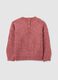 Pink regular fit jumper for baby girl_1