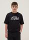 Children's black pure cotton T-shirt regular fit with Lakers logo_0