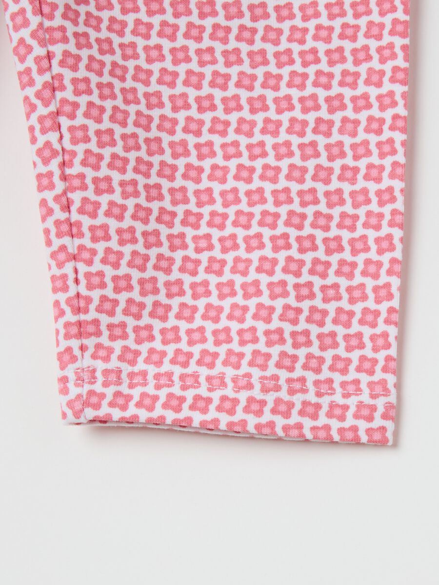 Three-quarter leggings with print_2