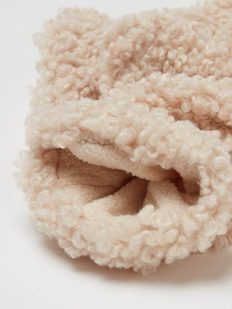 Half-finger gloves in sherpa_2
