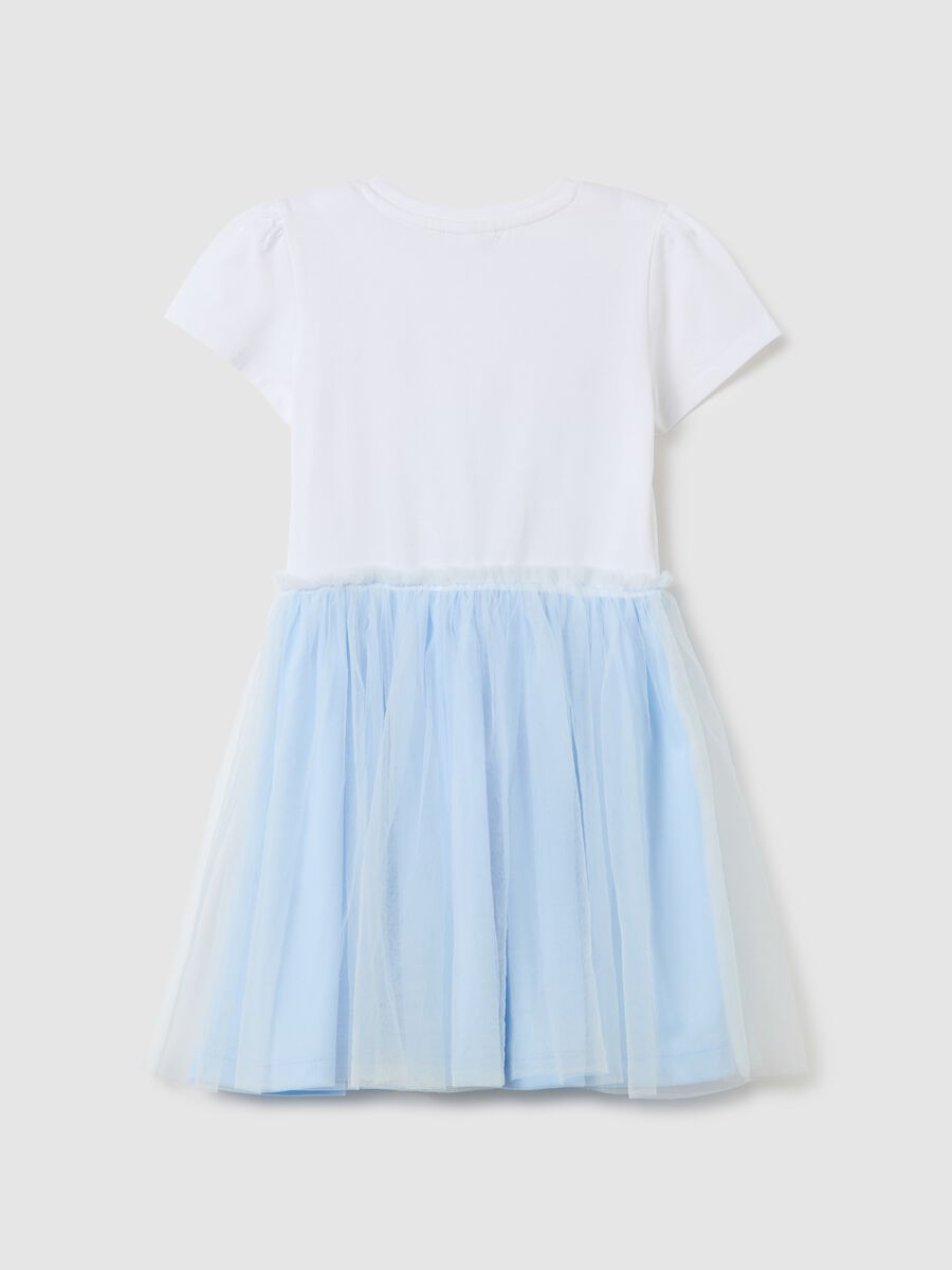Girl's multi-colour cotton blend dress, regular fit_1