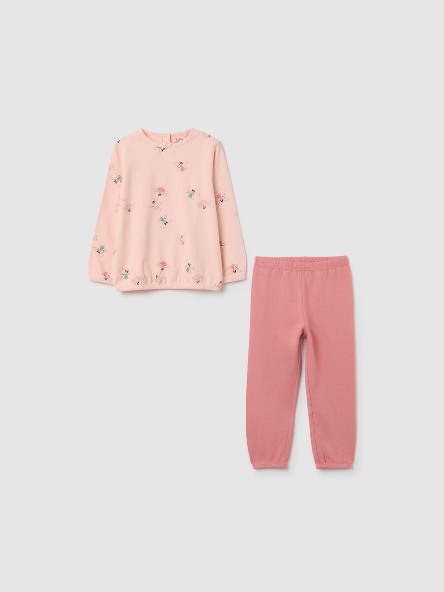 Pink Cotton Pyjamas for Baby Girl_0