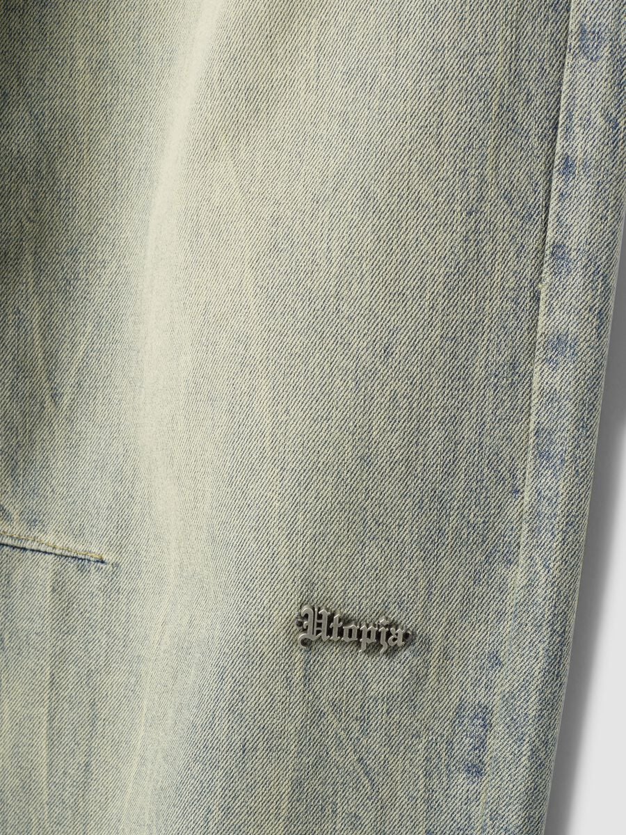 Wide Leg Denim Vintage Light Blue_6