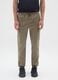 Green cotton cargo trousers relaxed fit_1
