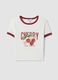 White stretch cotton regular-fit T-shirt with cherry print_4