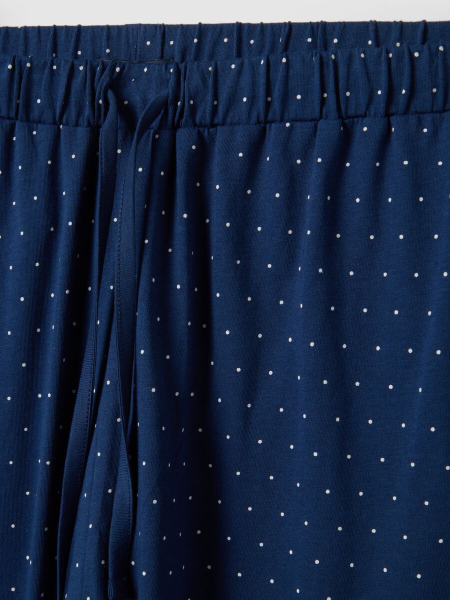 Blue pure cotton pyjamas regular fit_5