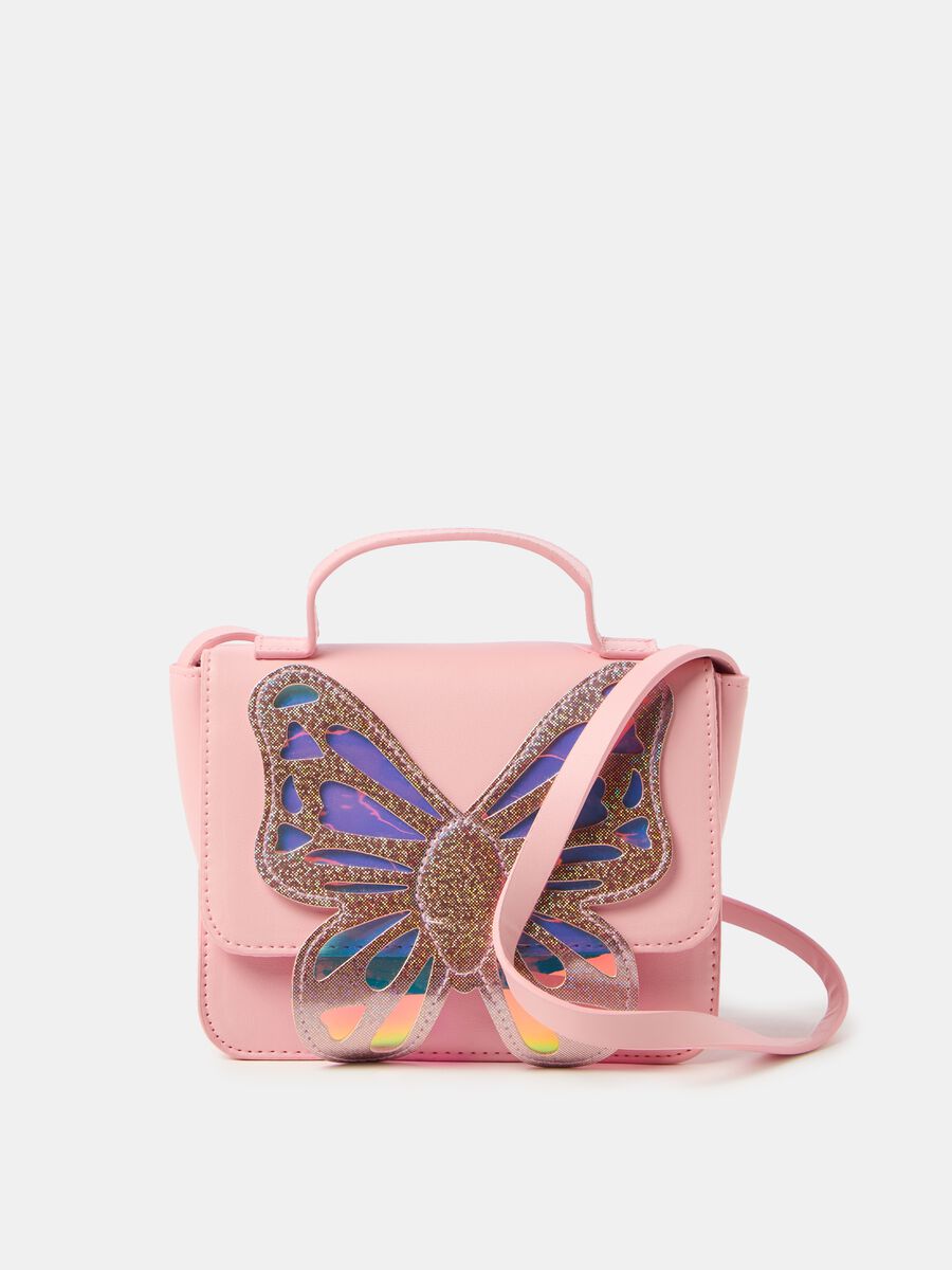 Shoulder bag with butterfly_0