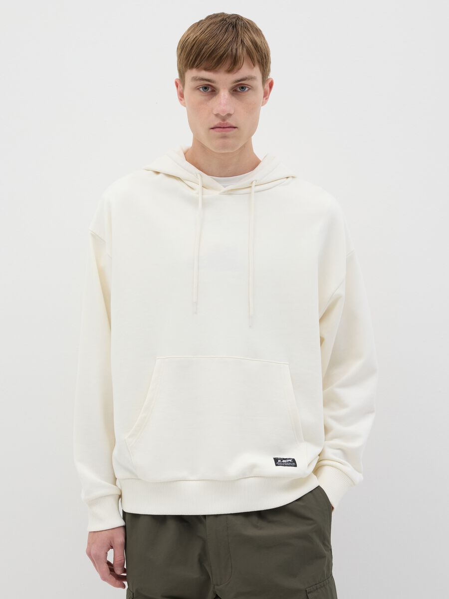 Oversized cotton hoodie_0