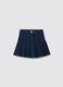 Girls' Blue Denim Skirt Regular Fit_0