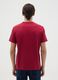 Men's red pure cotton t-shirt_3