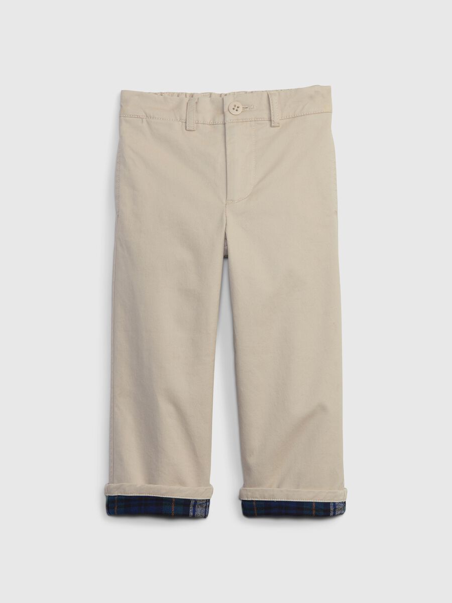 Pantaloni loose fit con tasche_0