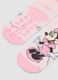 2-pack of pink non-slip socks in stretchy organic cotton with Minnie print_2