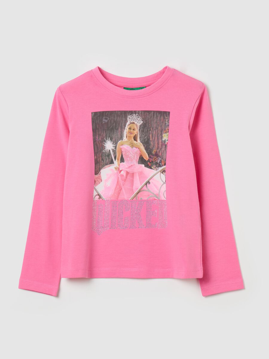 Long-sleeved T-shirt with Wicked print_0