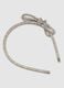 Silver Girls' Headband with Bow_3