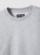 Brown cotton blend regular fit sweatshirt with crew neck_5