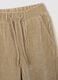 Beige Stretch Fabric Trousers_2