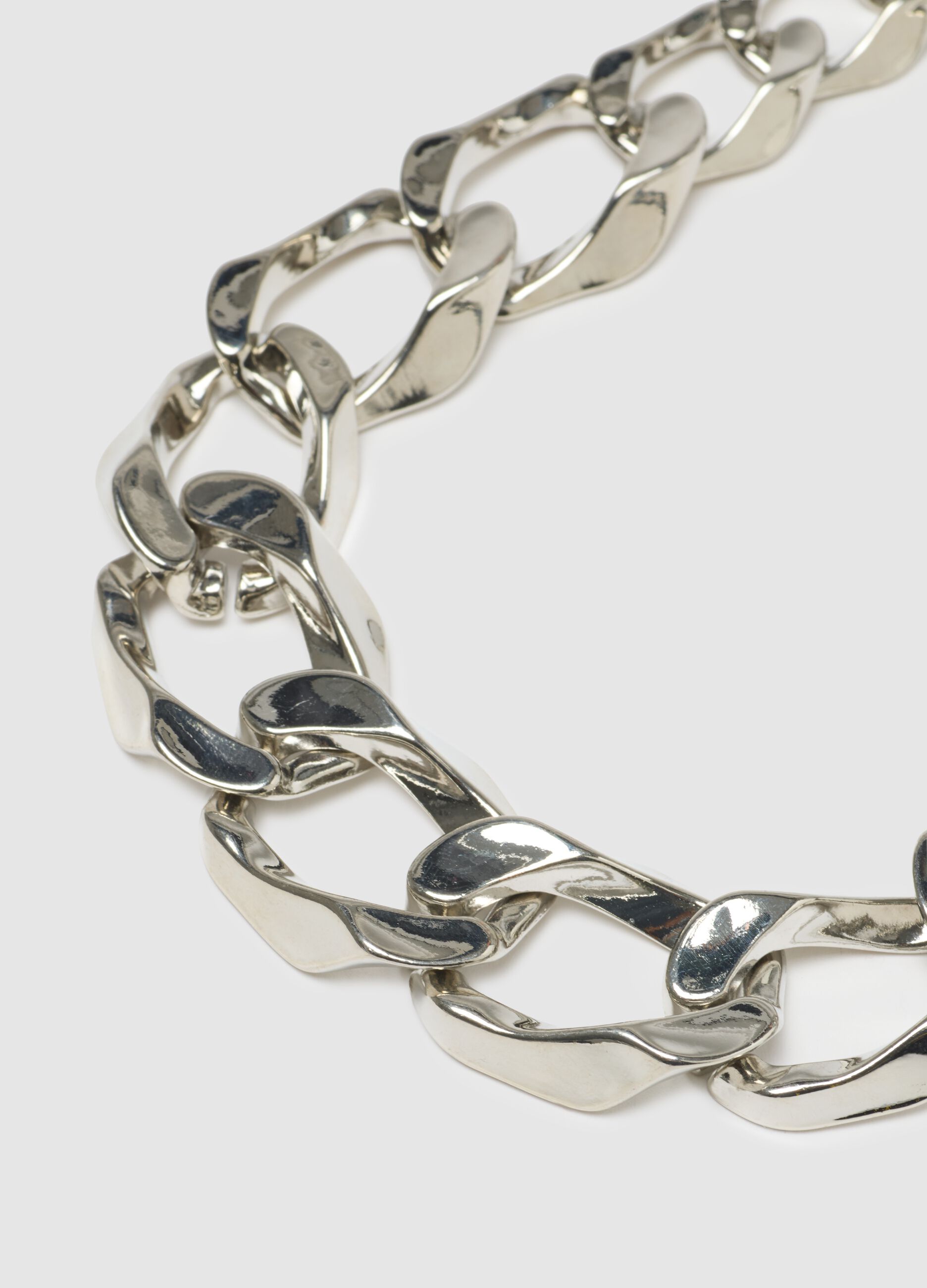 Grey zinc necklace