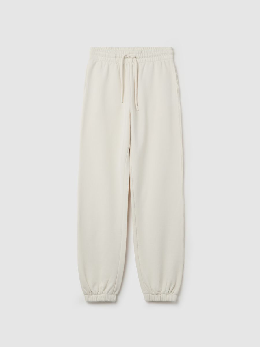 Essential joggers in fleece with drawstring_4