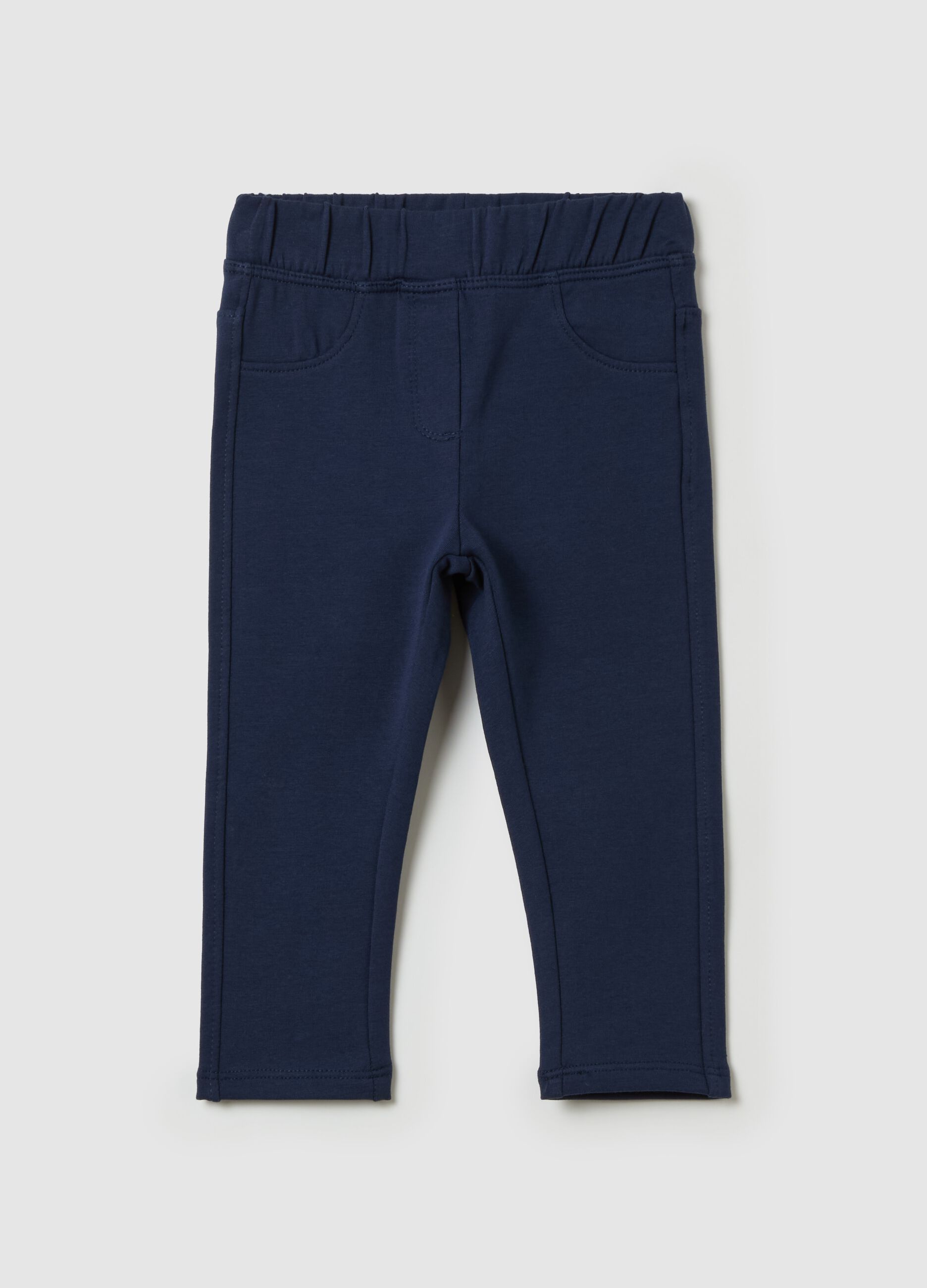 Stretch cotton treggings