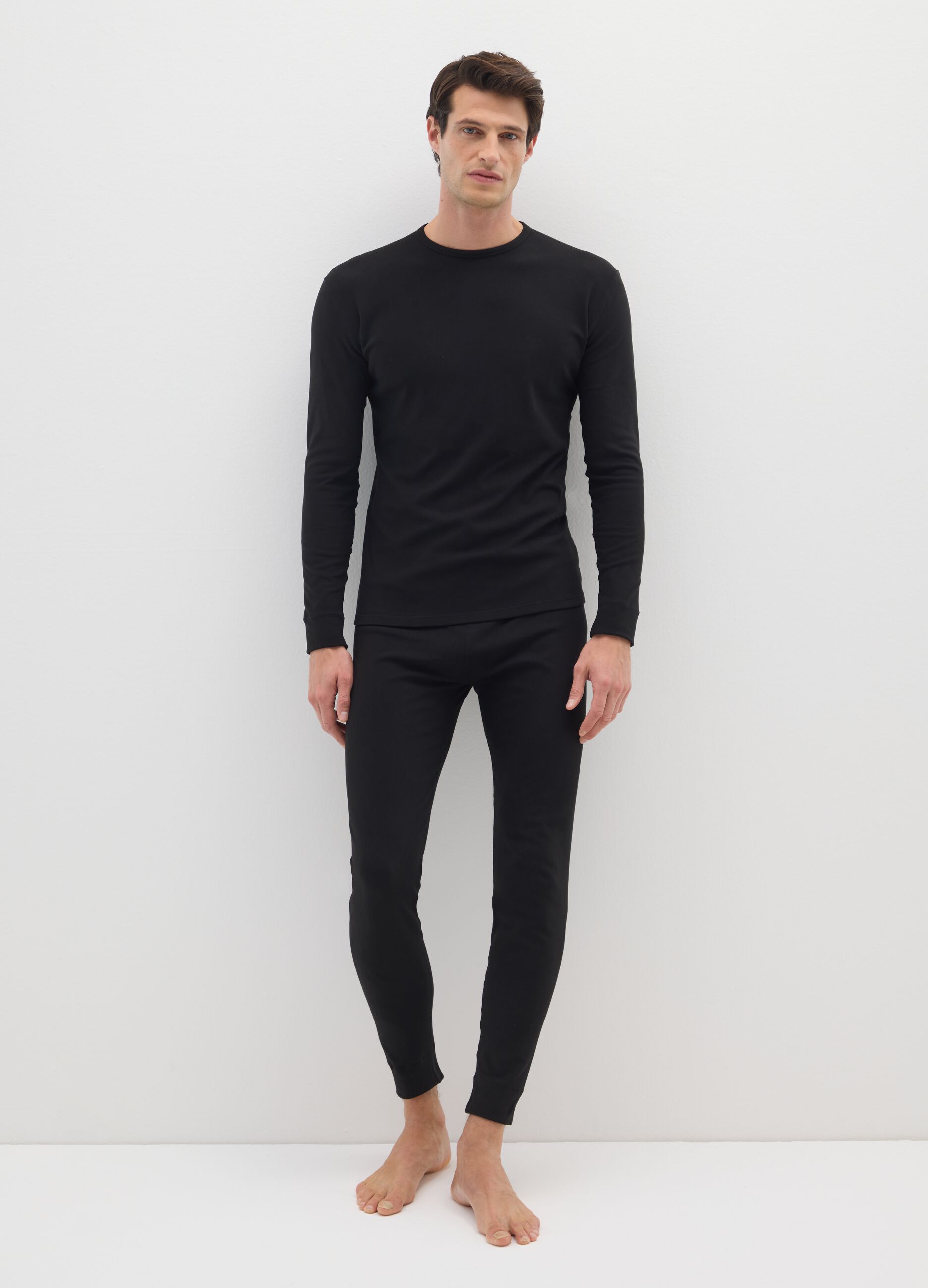 Regular Fit Black Leggings
