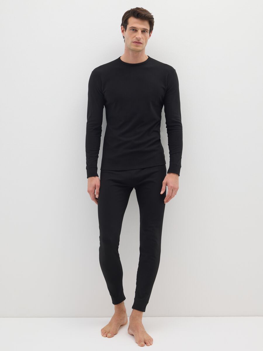 Regular Fit Black Leggings_0