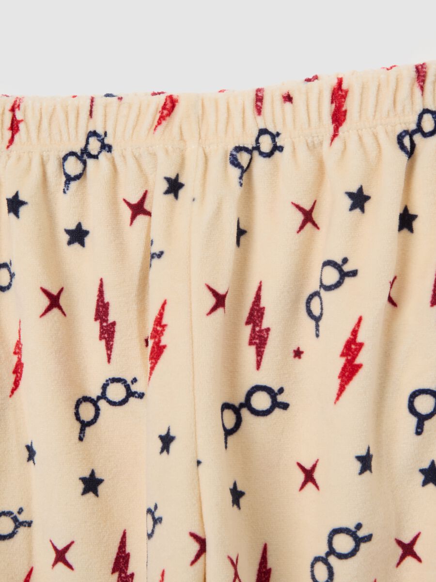 Harry Potter Multicolour Velour Infant Pyjama Regular Fit_3