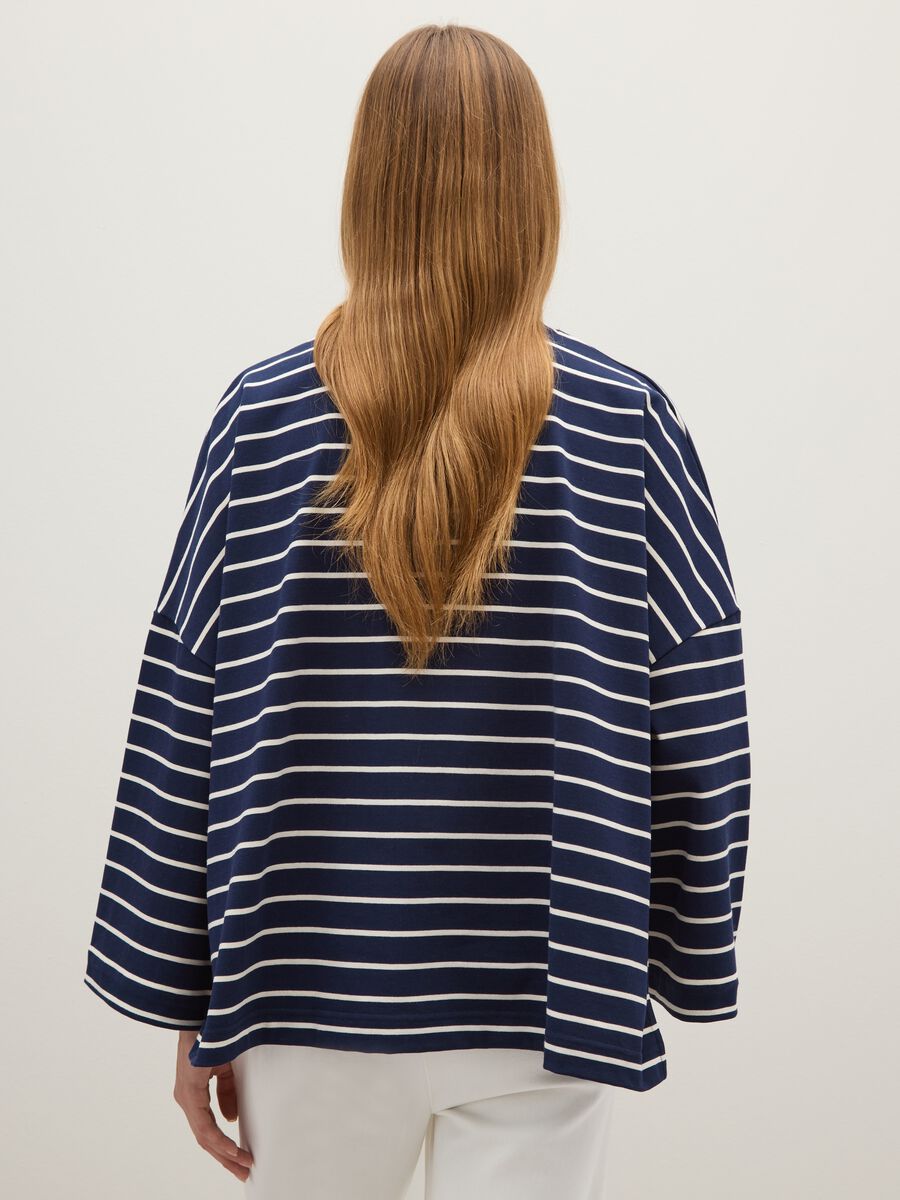 Multicolour Cotton Oversized T-shirt_3