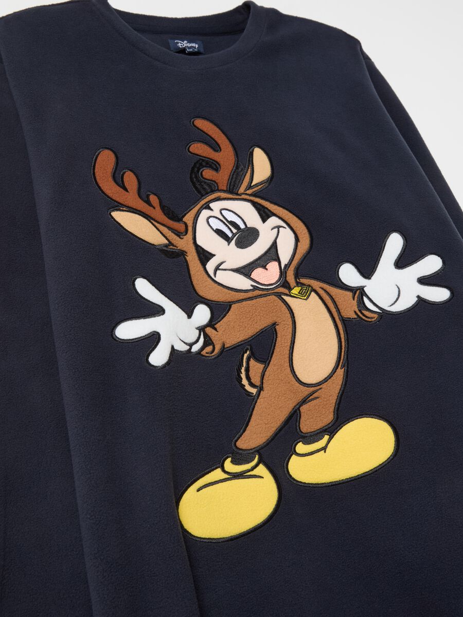 Fleece pyjamas with embroidered Mickey Mouse_5