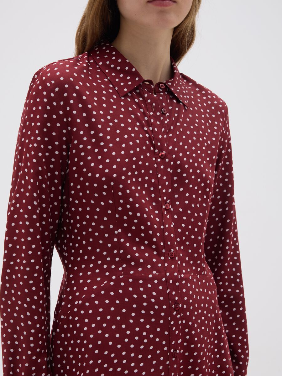 Abito chemisier da donna in viscosa multicolor_3