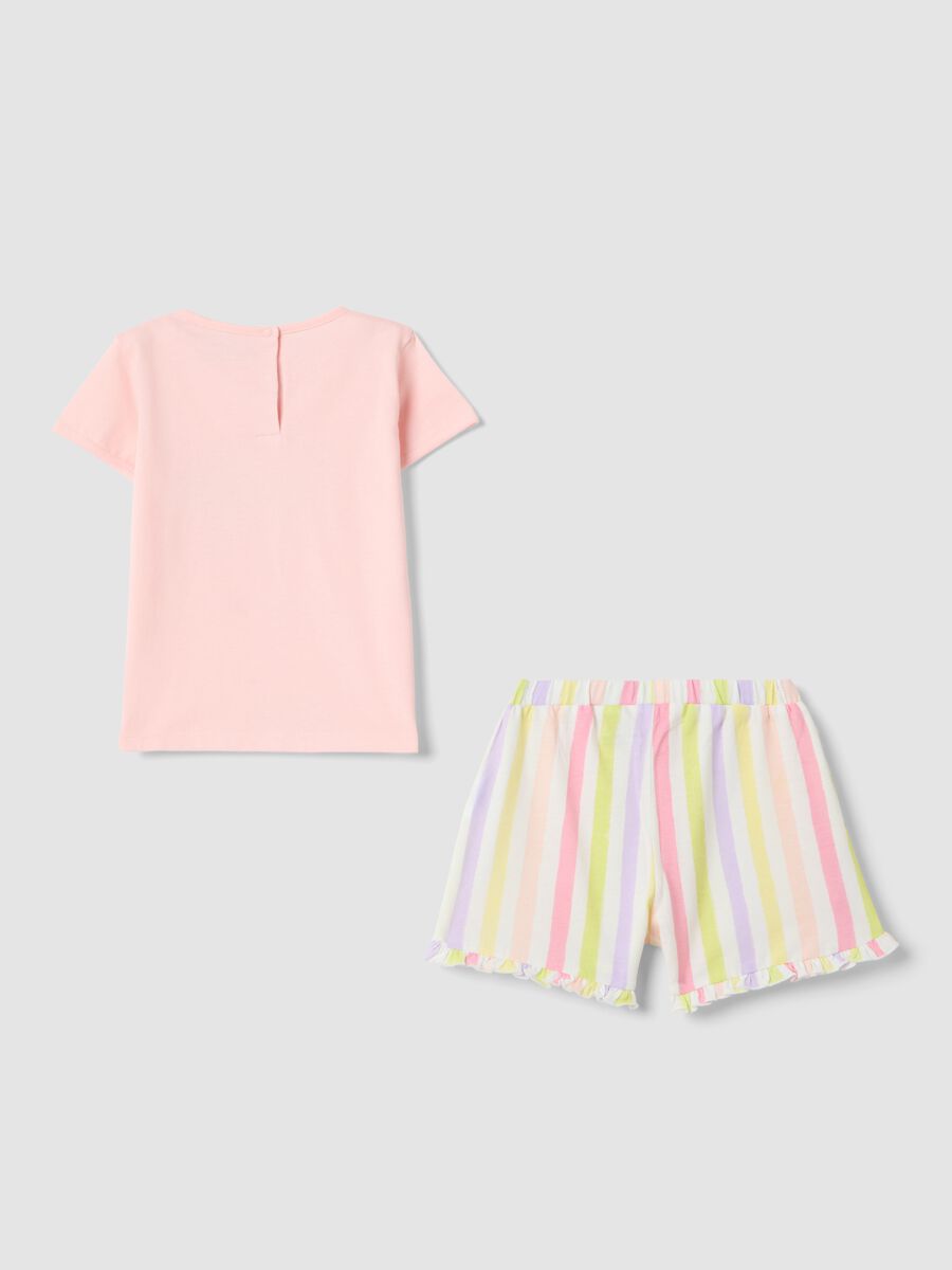 Multicolour organic cotton baby girls&rsquo; pyjamas, regular fit_1