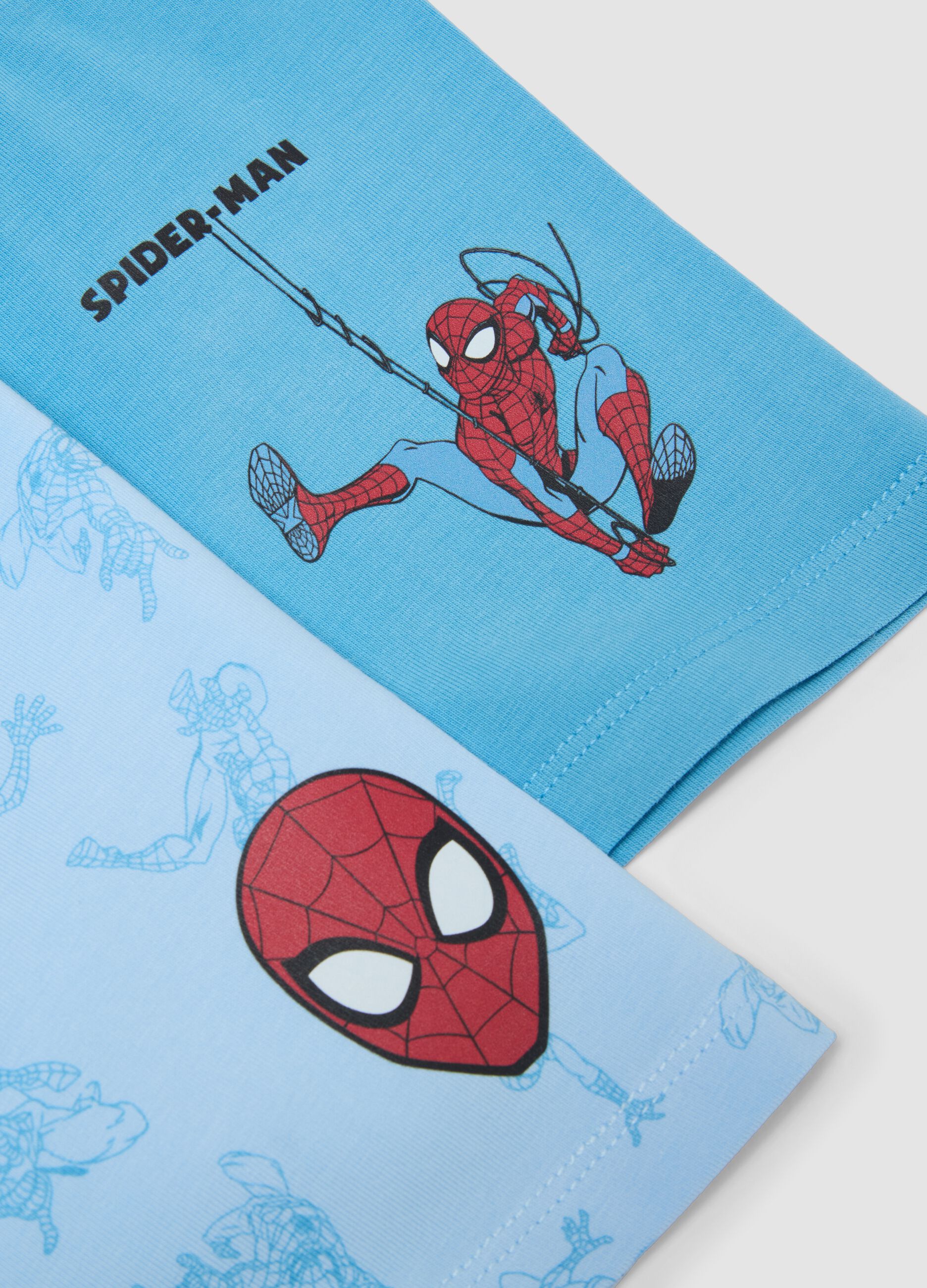 3-pack of light blue organic cotton boxer shorts