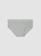 Slip culotte grigie in cotone organico elasticizzato_0