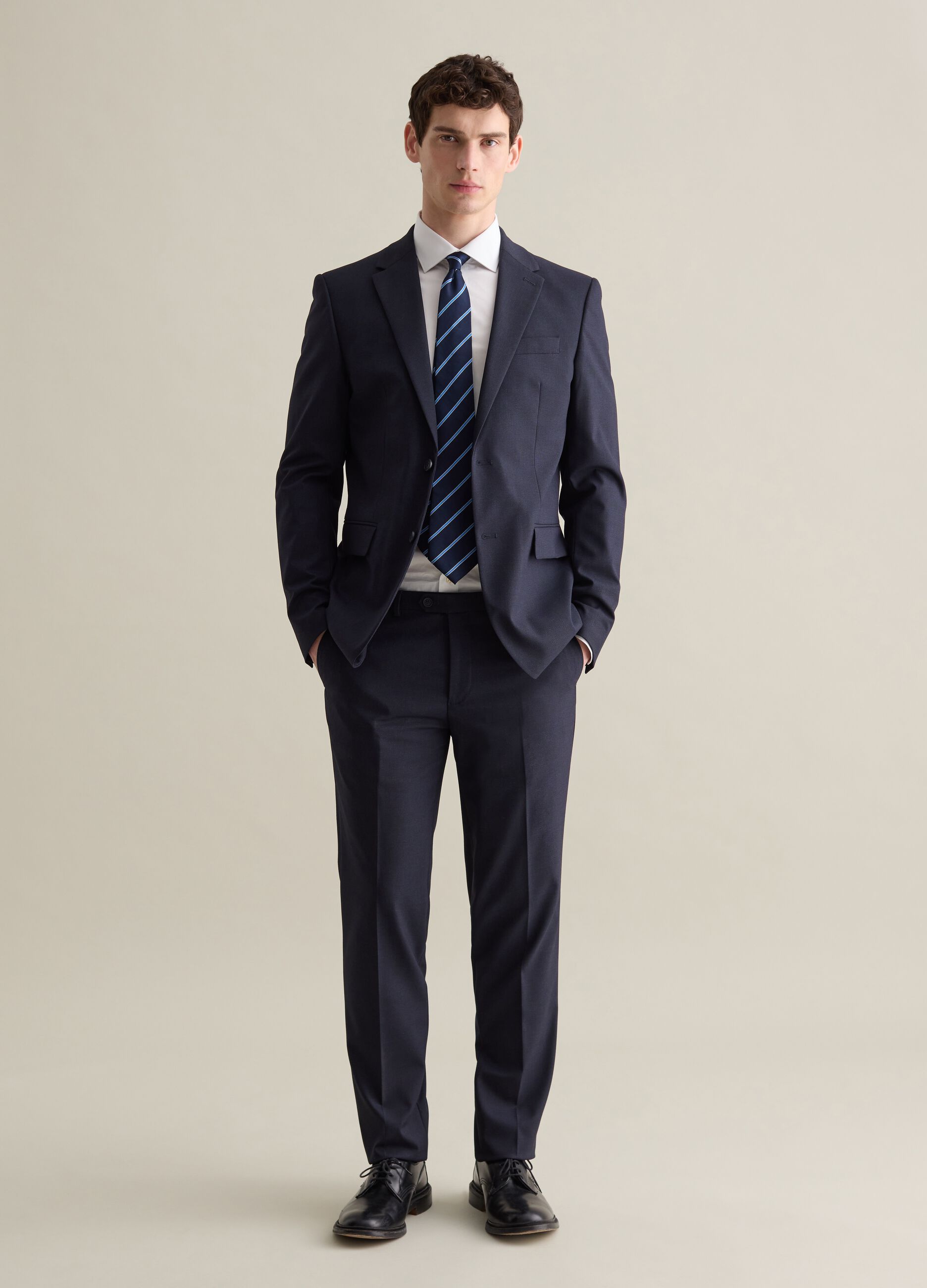 Single-breasted regular-fit blazer