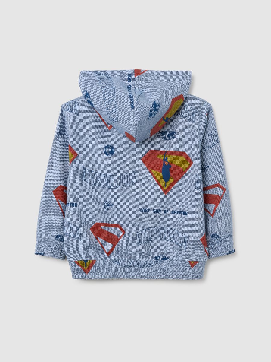 Children's sweatshirt in pure cotton denim_1