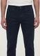 Blue slim-fit stretch cotton twill trousers_2