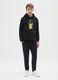 Boys' Black Pure Cotton Jogger Trousers Regular Fit_0