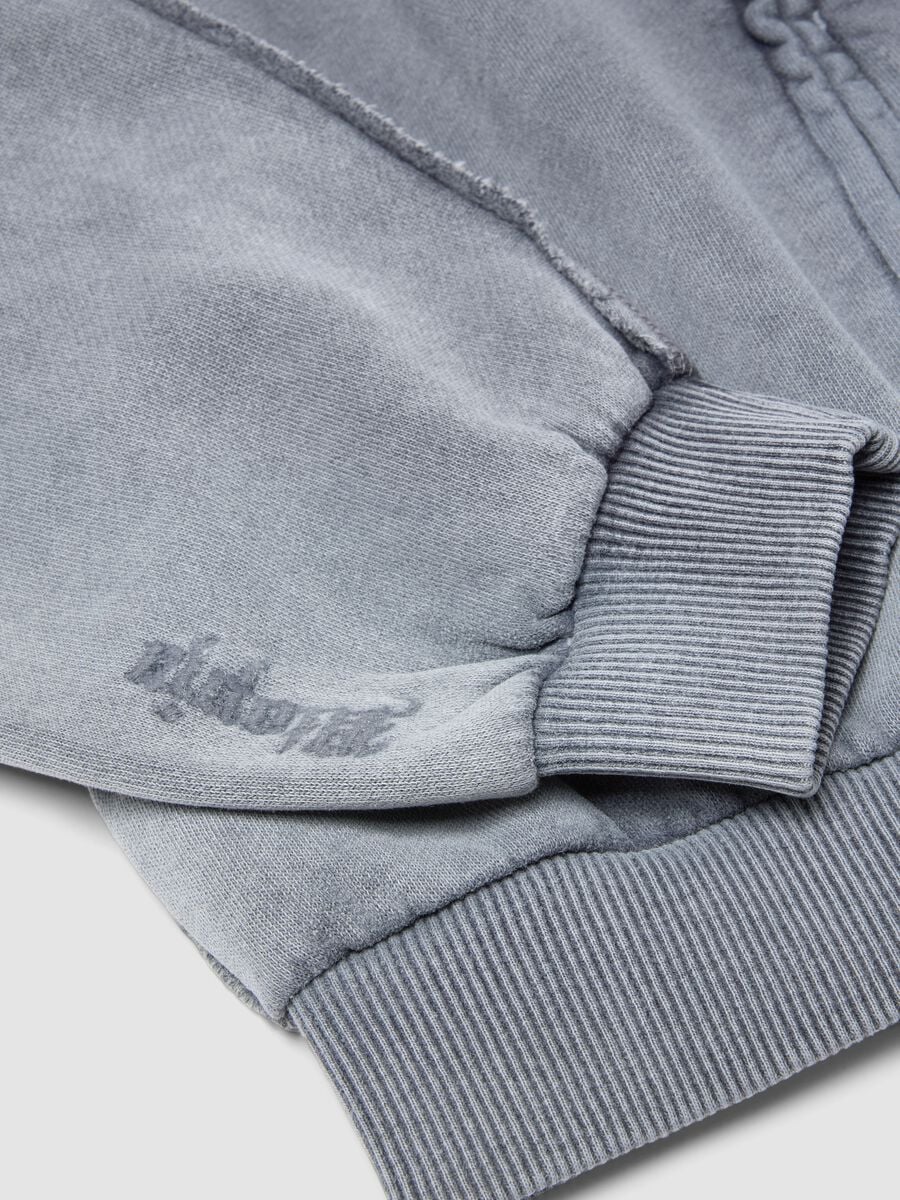 Sunfaded Full-Zip Hoodie Vintage Grey_6