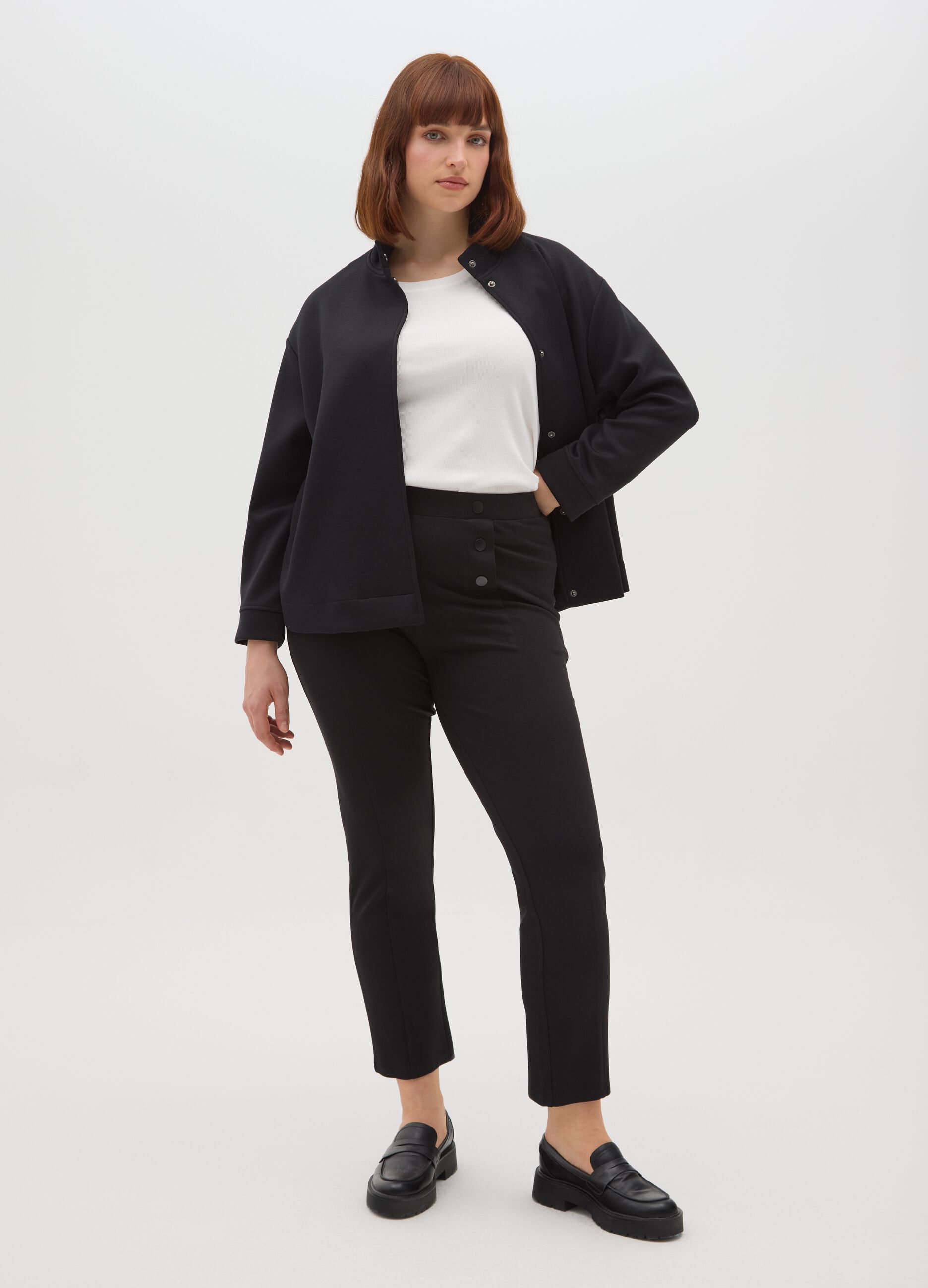 Black slim fit leggings